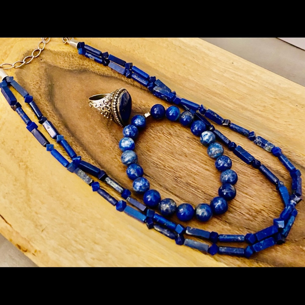 Lapis Jewelry Set